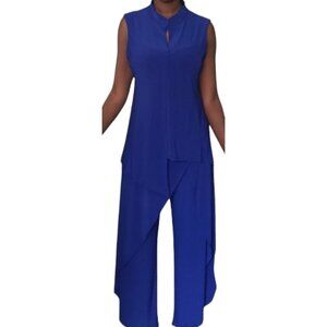CT1681 Patchington Mandarin Sleeveless Tank & Wrap Pant